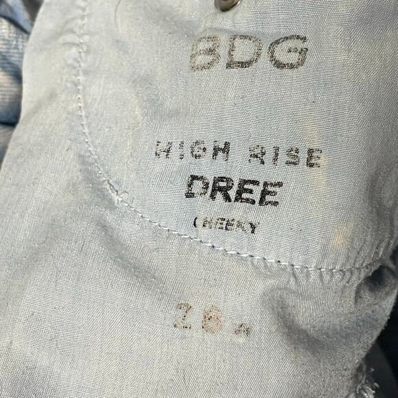 BDG - High Rise Dree Cheeky Distressed Shorts - Picture 4 of 9